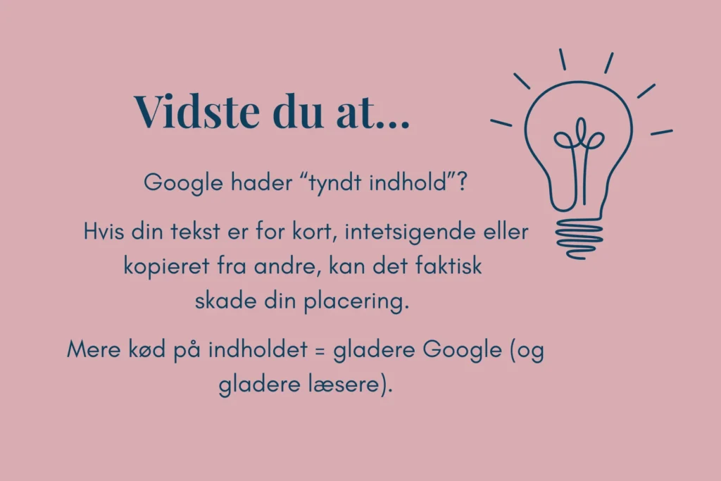 SEO tekster til hjemmesider | Læs vores blogindlæg på Nørderiet | LS Marketing i Svendborg på Fyn